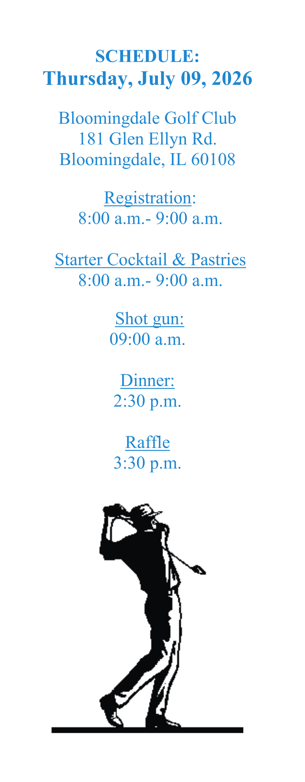 2026 Golf Outing Invitation