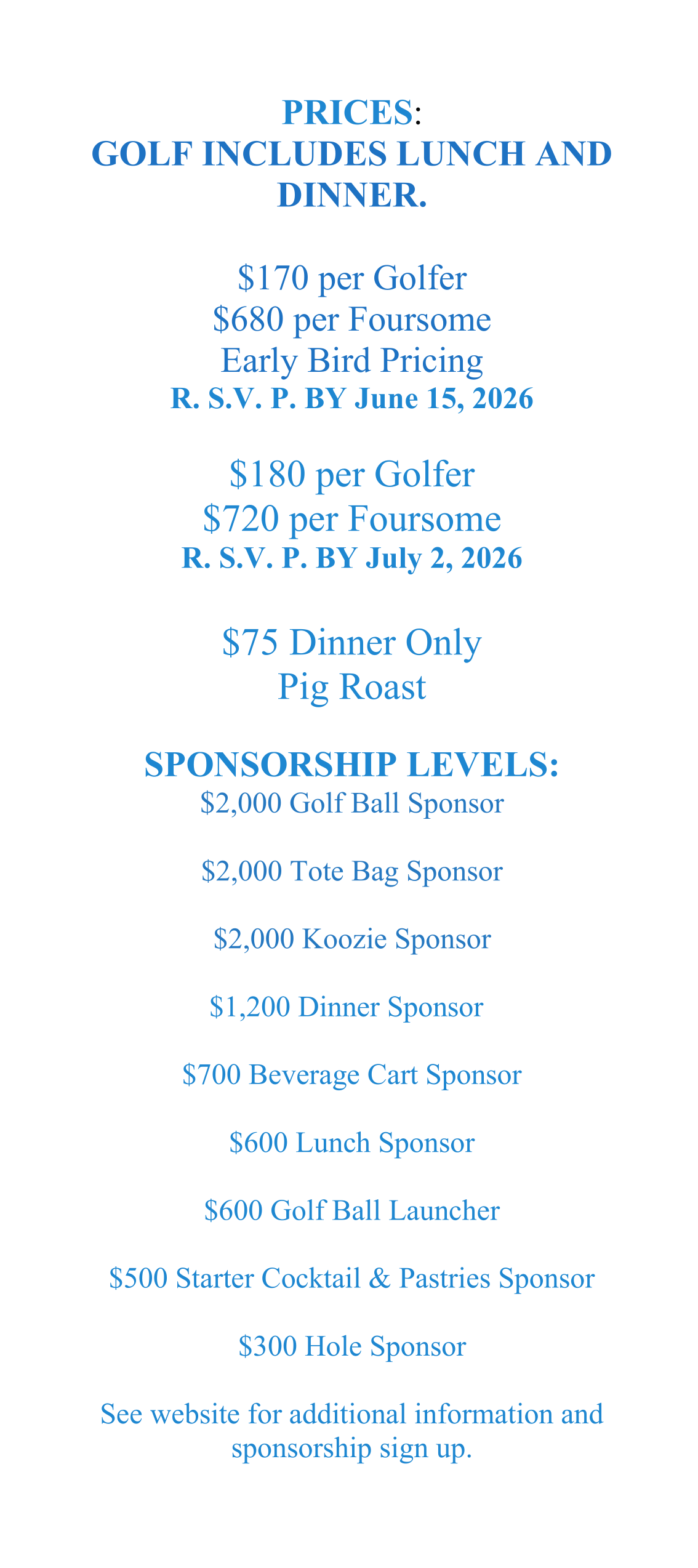 2026 Golf Outing Invitation